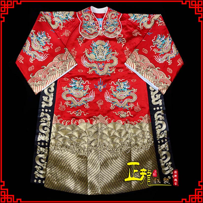 泉州皇帝蟒袍全金八宝团龙蟒